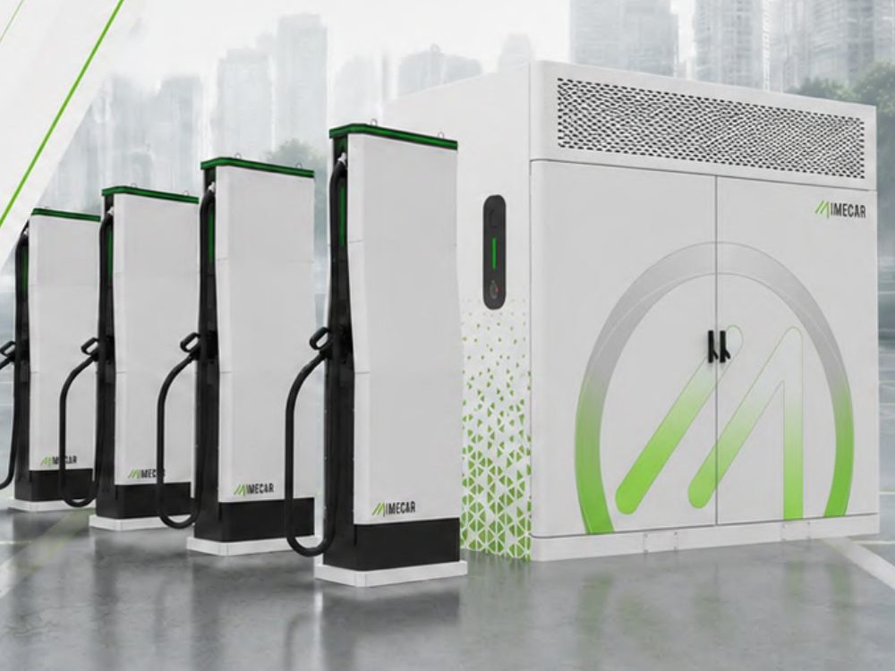 IMECAR fleet charging depot installation