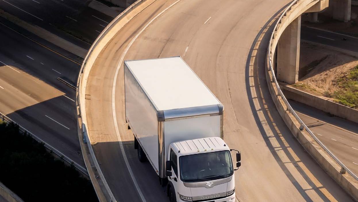 Harbinger HC Series Cab truck on a highway